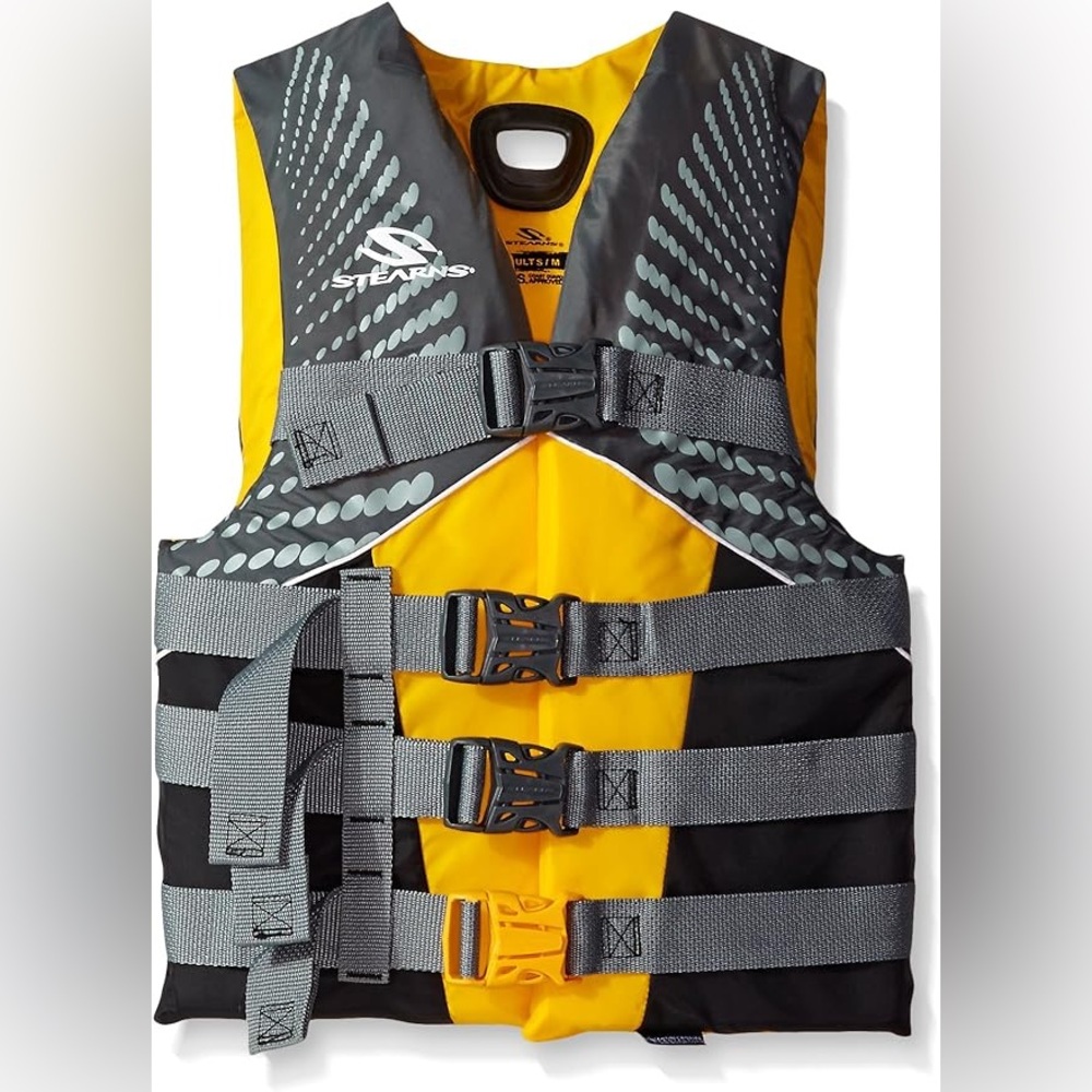 STEARNS Women’s Infinity Series Life Vest L/XL. Gold. New With Tags.